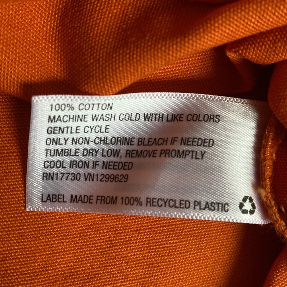 Wild Fable Women's Rust Cropped Canvas Long Sleeve Surplus Shacket Size Large - Picture 11 of 11